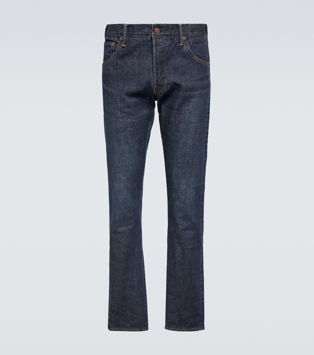 

Социальная скульптура 01, прямые джинсы Visvim, синий