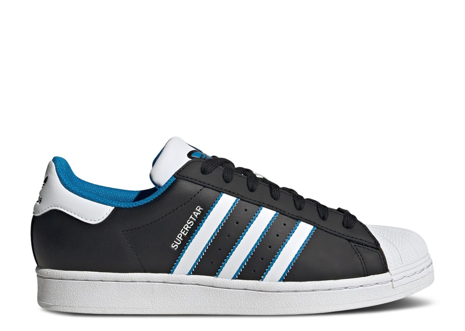 

Кроссовки adidas Superstar 'Black Bright Blue', черный