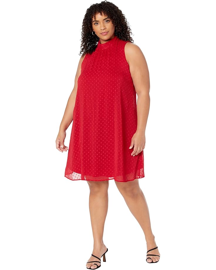 Платье Tommy Hilfiger Fresh Clip Dot Sleeveless, цвет Chili Pepper