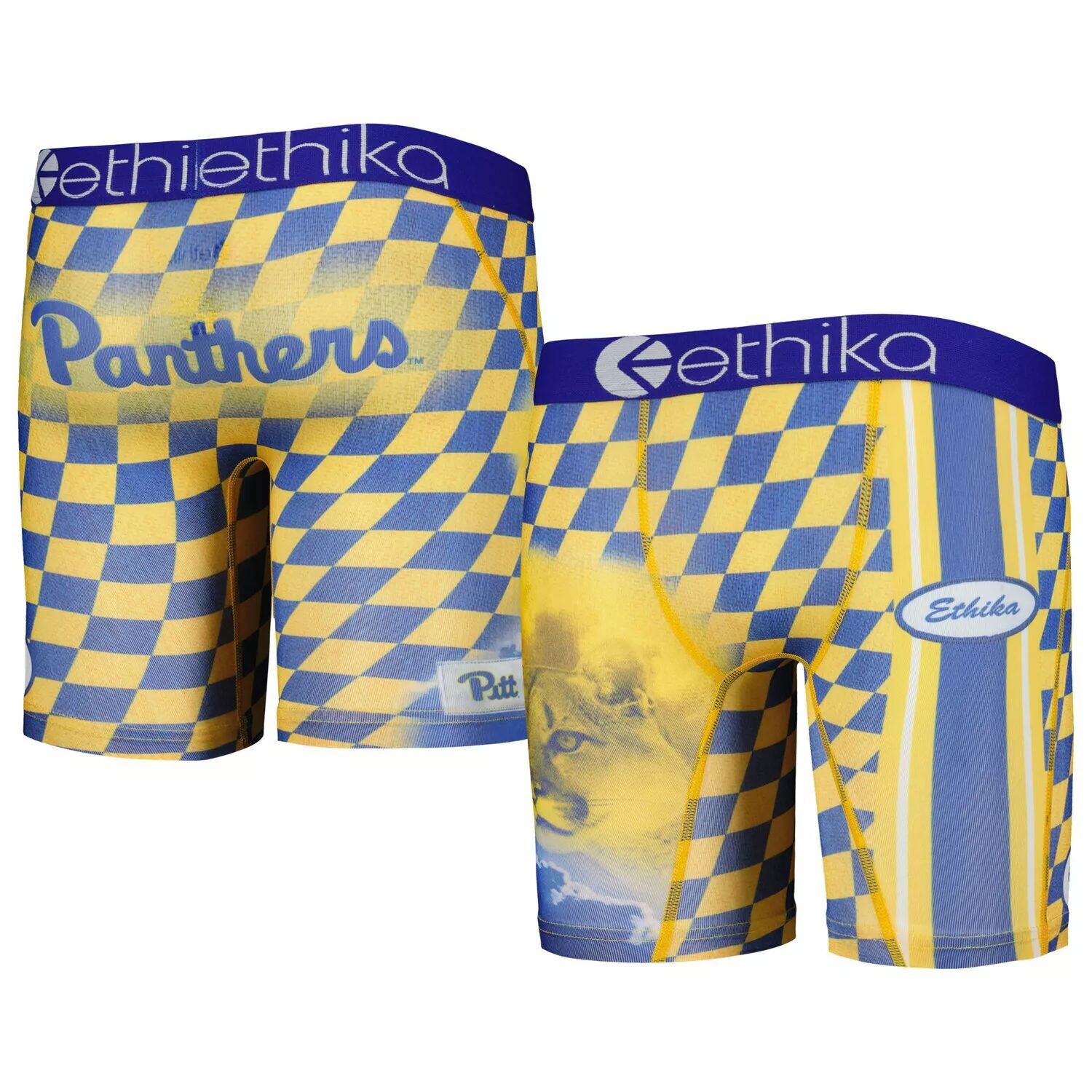 

Молодежные боксеры в шахматную клетку Ethika Royal Pitt Panthers Podium Unbranded