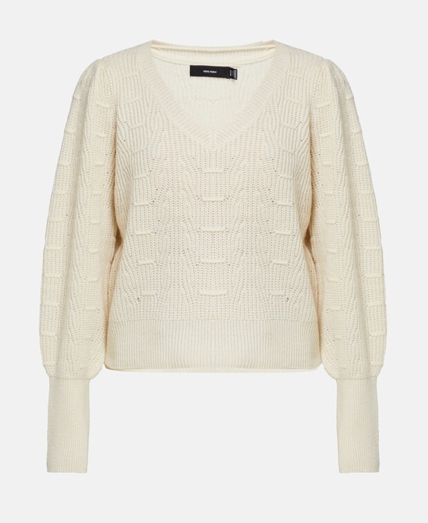 

Джемпер с длинными рукавами Vero Moda, бежевый
