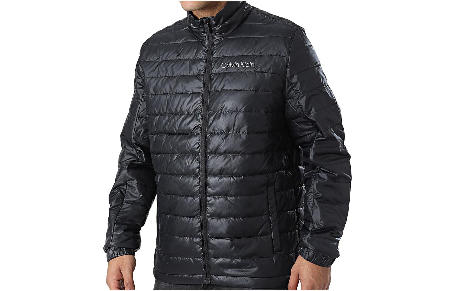 

Мужская стеганая куртка Calvin Klein, цвет Black