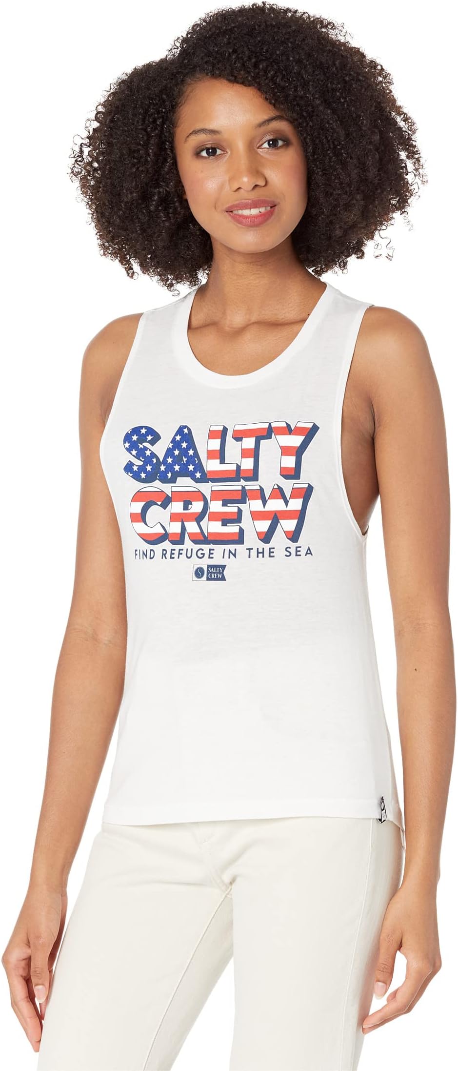 

Топ Salty Crew Stars & Stripes Muscle Tank, белый