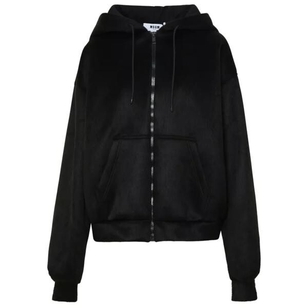 

Футболка sweatshirt in acrylic fiber blend Msgm, черный