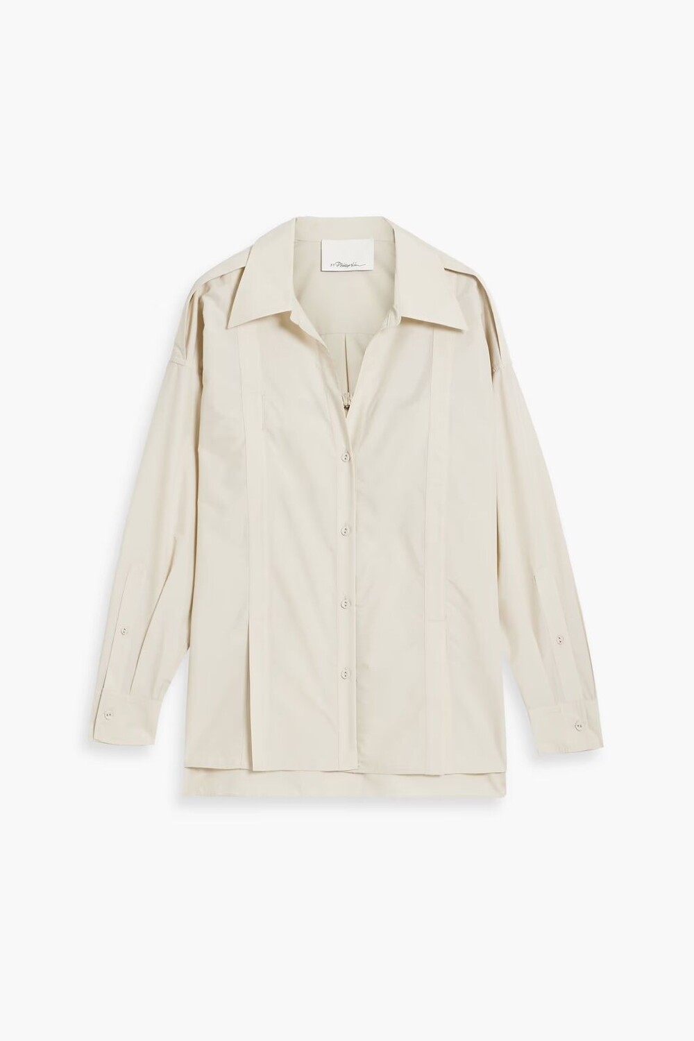 

Рубашка из хлопкового поплина 3.1 Phillip Lim, камень