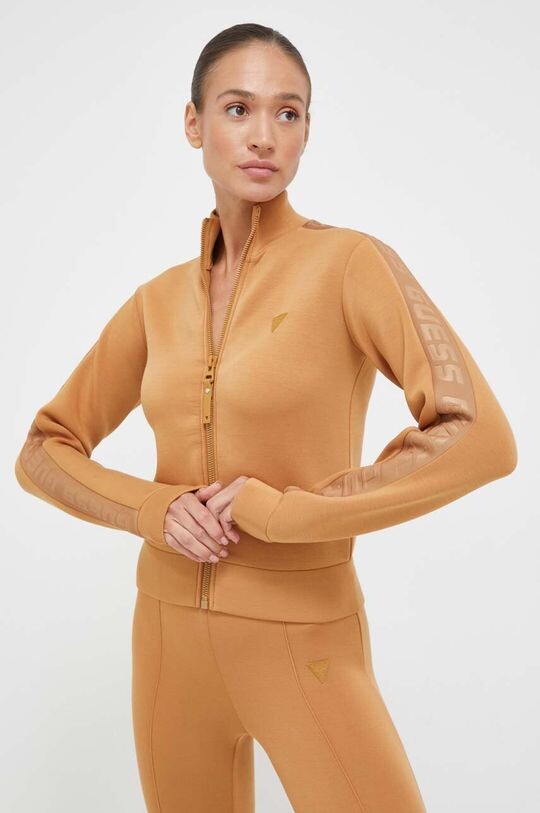 

Фуфайка Guess, коричневый