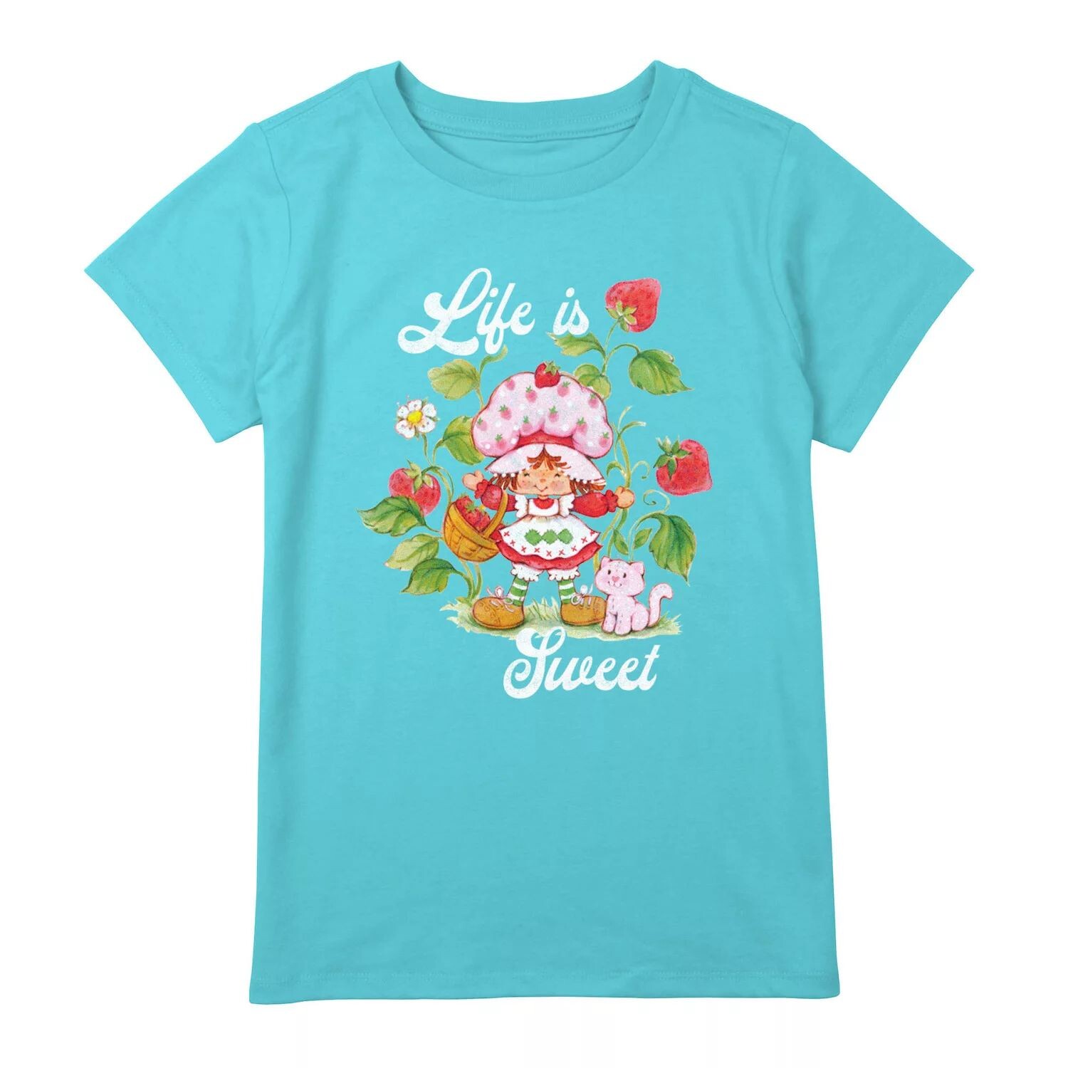 

Футболка с рисунком «Strawberry Shortcake» для девочек 8–20 лет Life Is Sweet Licensed Character