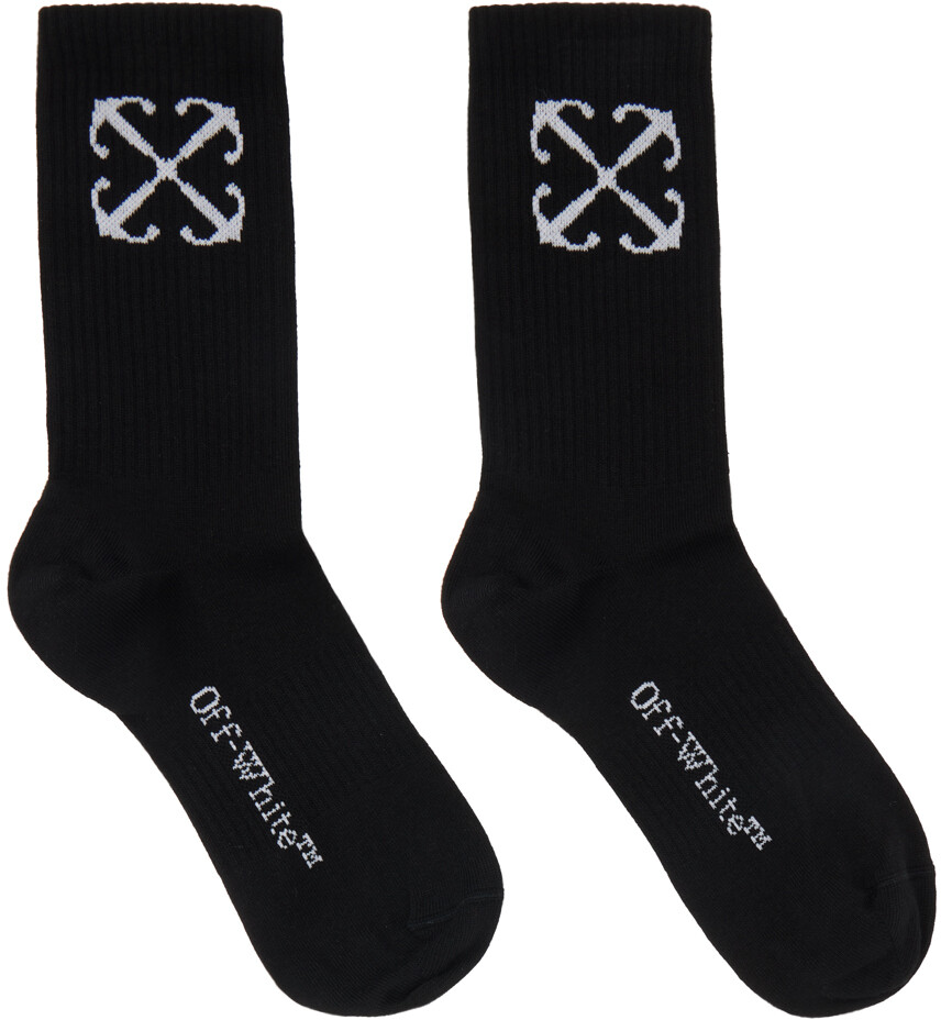 

Носки «Черная стрела» Off-White, цвет Black/White
