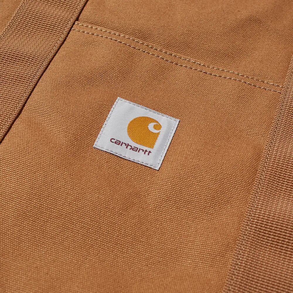 Carhartt WIP Холщовая сумка-тоут, коричневый