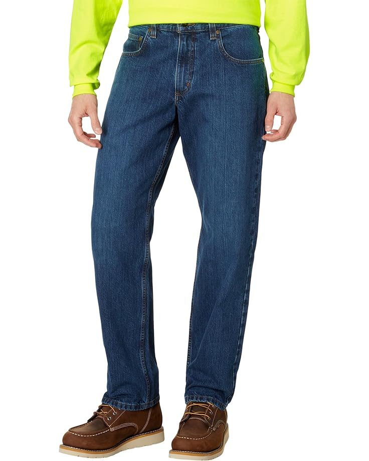 цена Джинсы Carhartt Relaxed Fit Five-Pocket Jeans, цвет Bay