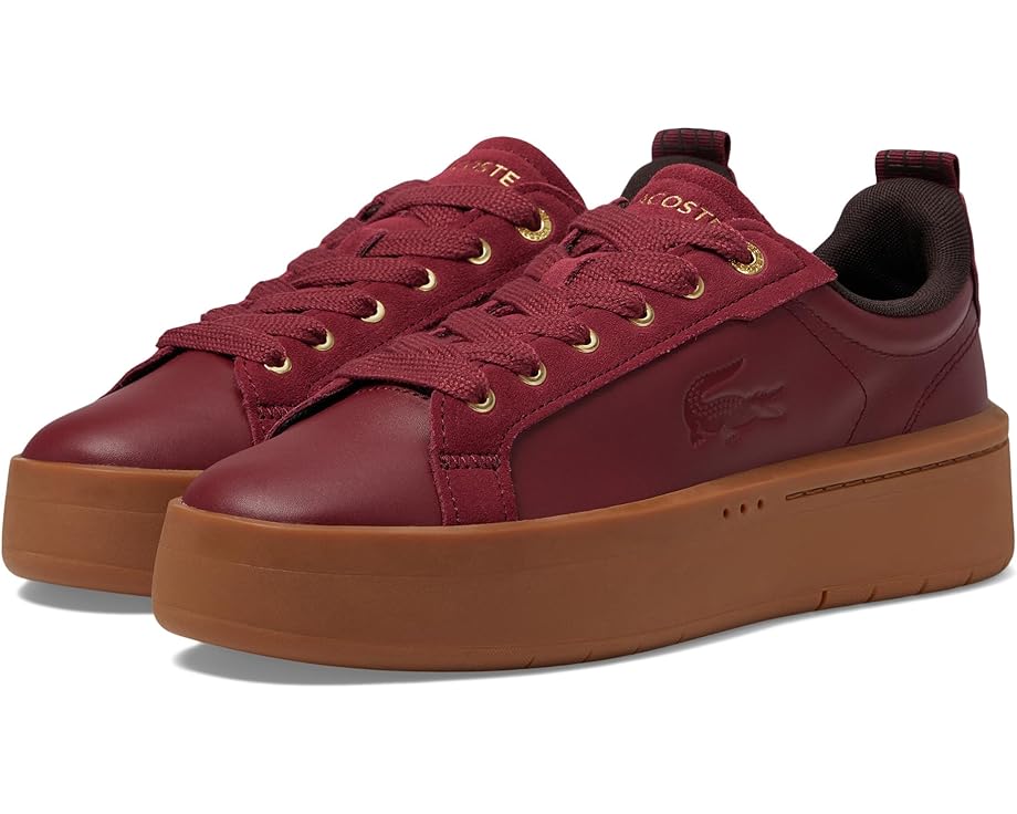 

Кроссовки Lacoste Carnaby Plat 223 3 SFA, цвет Burgundy/Gum