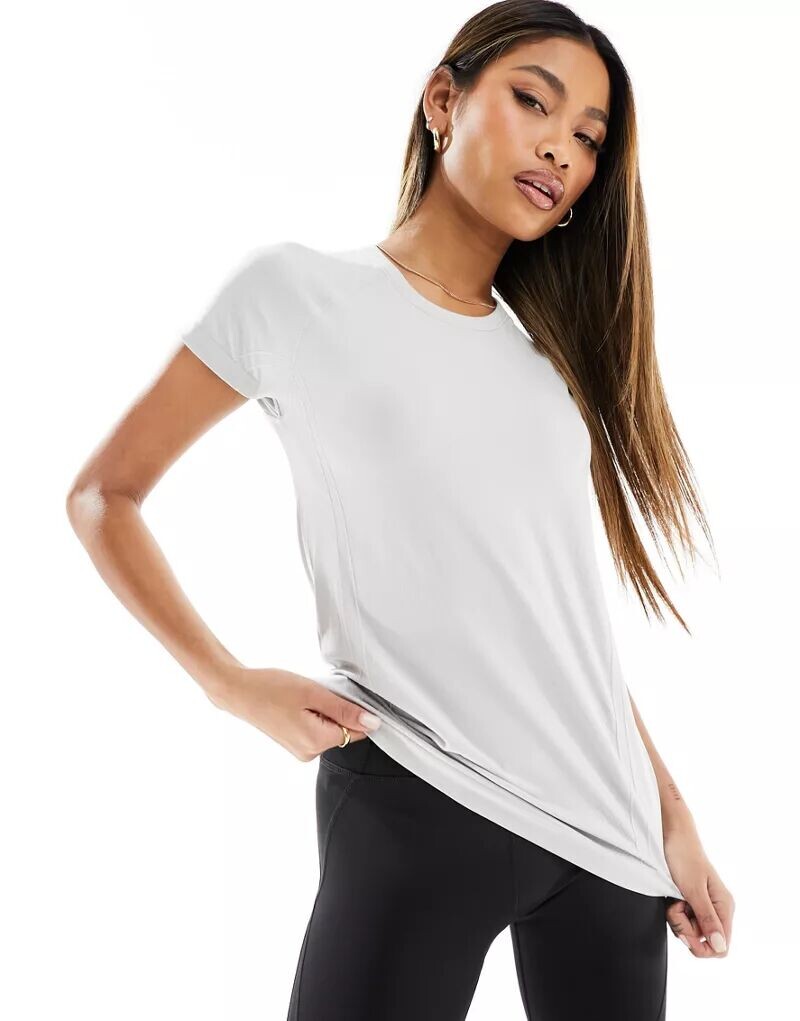 

Бесшовная футболка с короткими рукавами ASOS