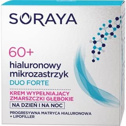 

Duo Forte Hyaluronic Micro-Injection 60+ Крем-наполнитель для дня и ночи, 50 мл, Soraya