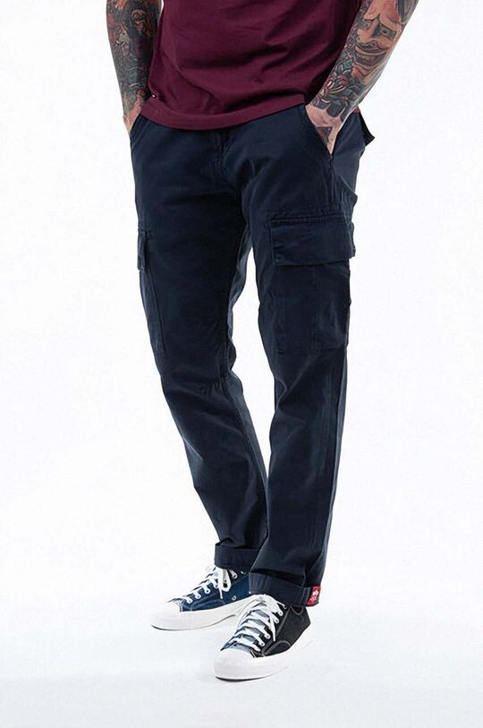 

Хлопковые брюки Agent Alpha Industries, темно-синий