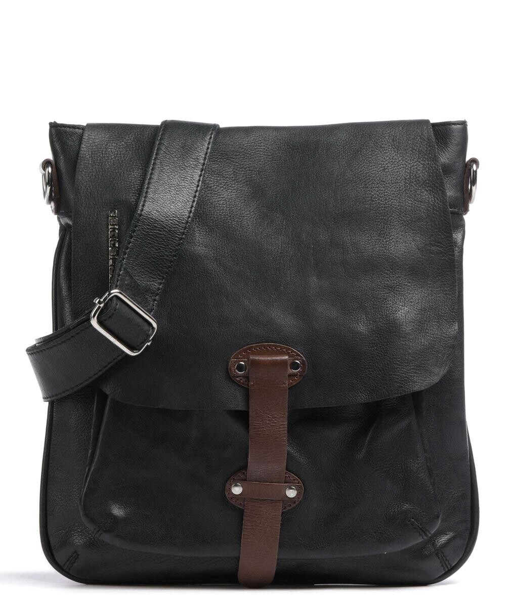 

Сумка Kohlmarkt 1 из зернистой яловой кожи Taschendieb Wien, черный