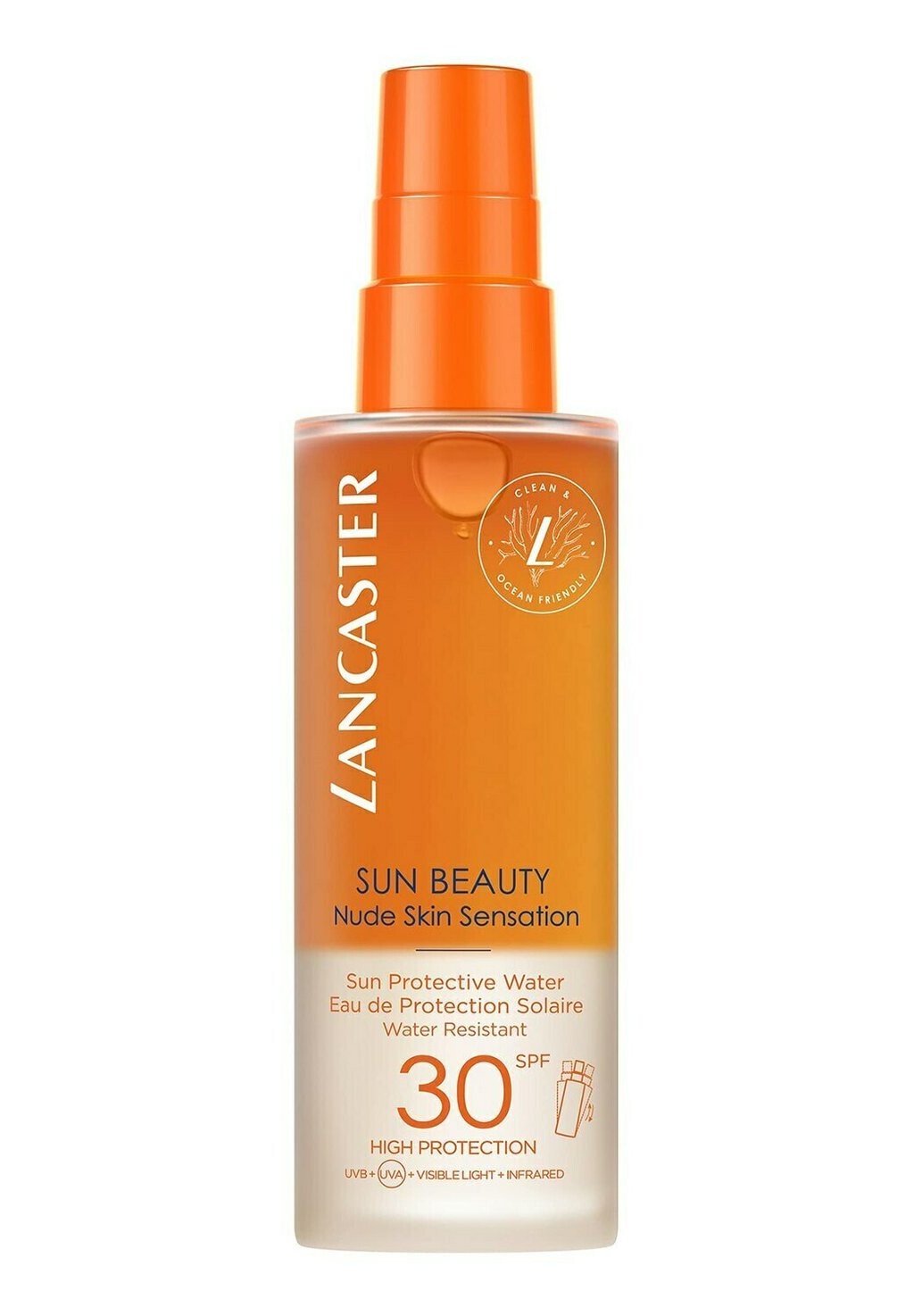 

Крем солнцезащитный Lancaster Beauty Sun Beauty Sonnenschutz Wasser Spf 30 Lancaster Beauty, цвет transparent