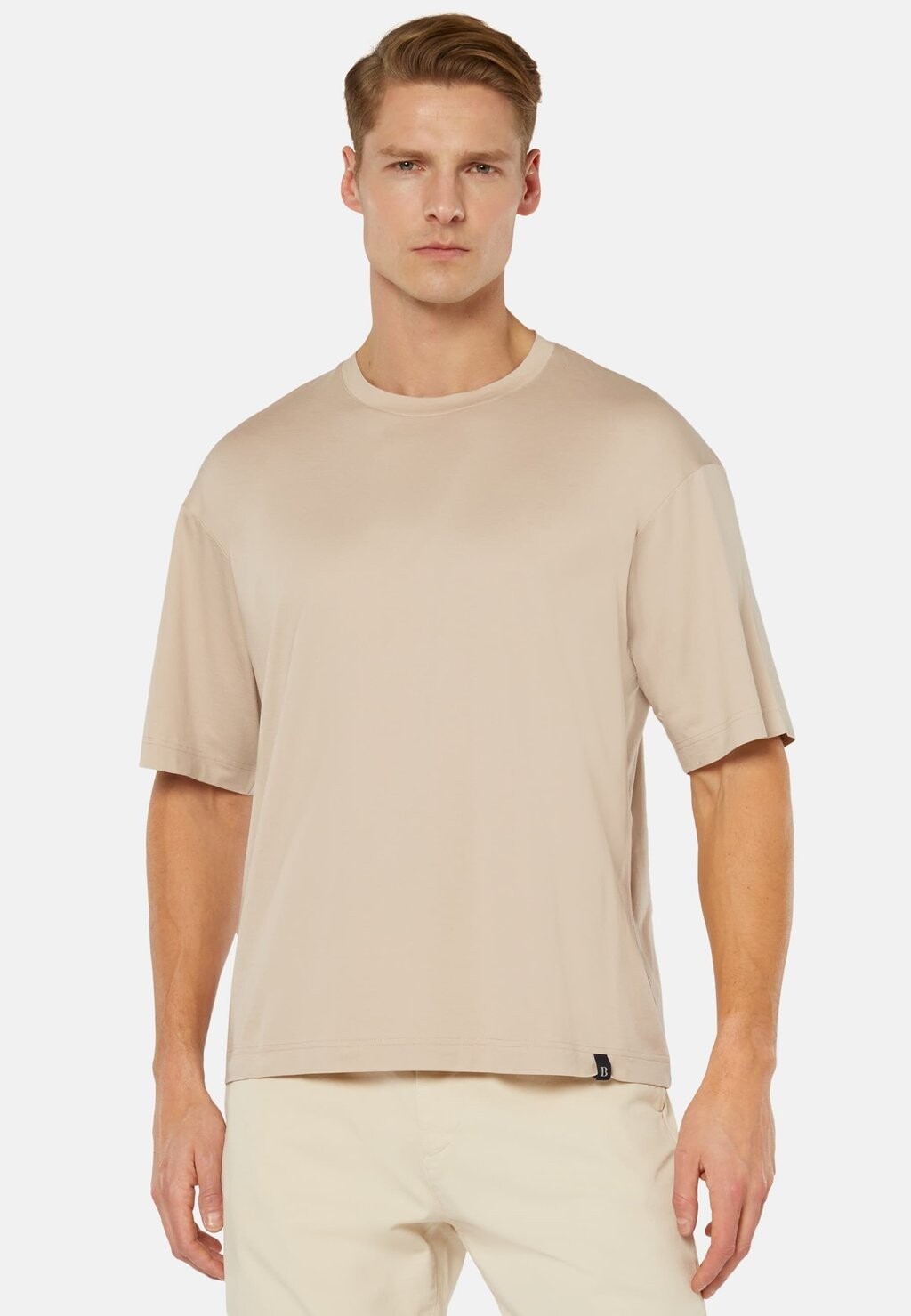 

Базовая футболка IN SUSTAINABLE PERFORMANCE Boggi Milano, цвет beige