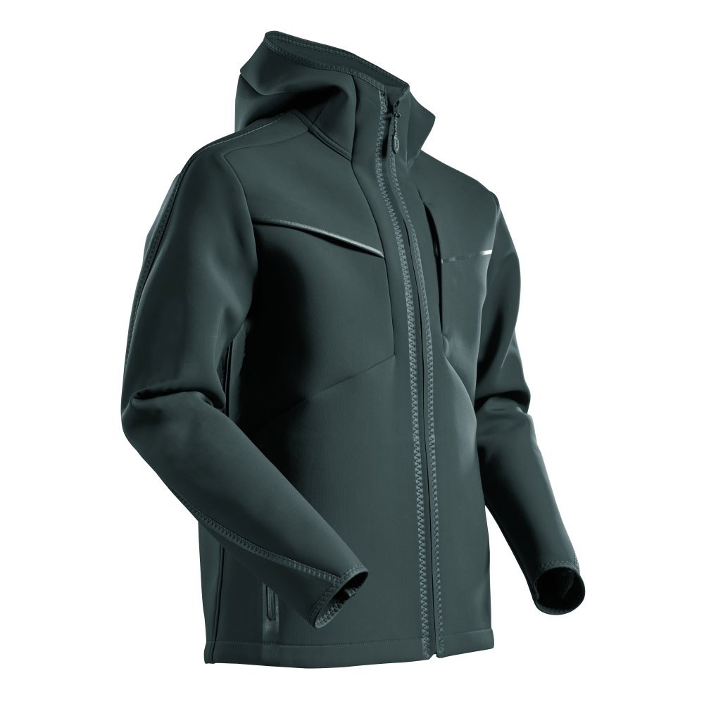 Куртка Mascot Customized 22086 Softshell With Hood, черный цена и фото