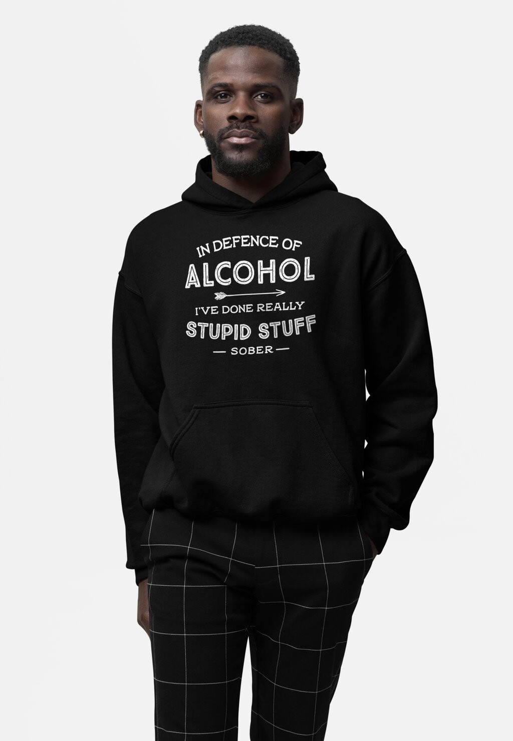 

Толстовка с капюшоном STUPID SOBER Henry Tiger, черный