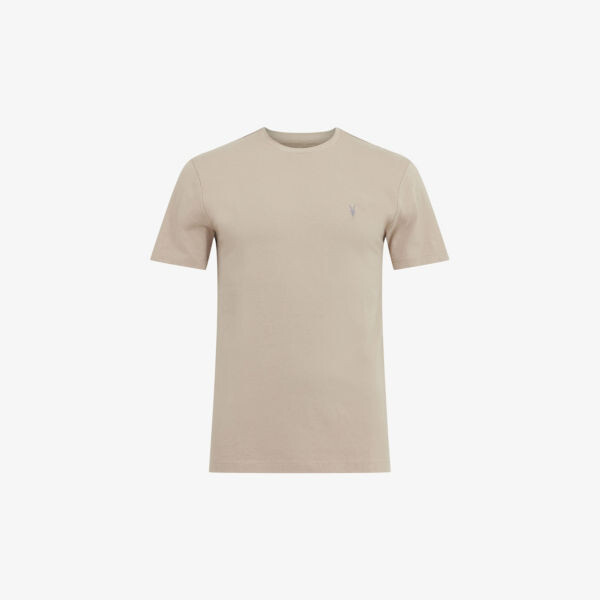 

Футболка brace из хлопкового джерси Allsaints, серый