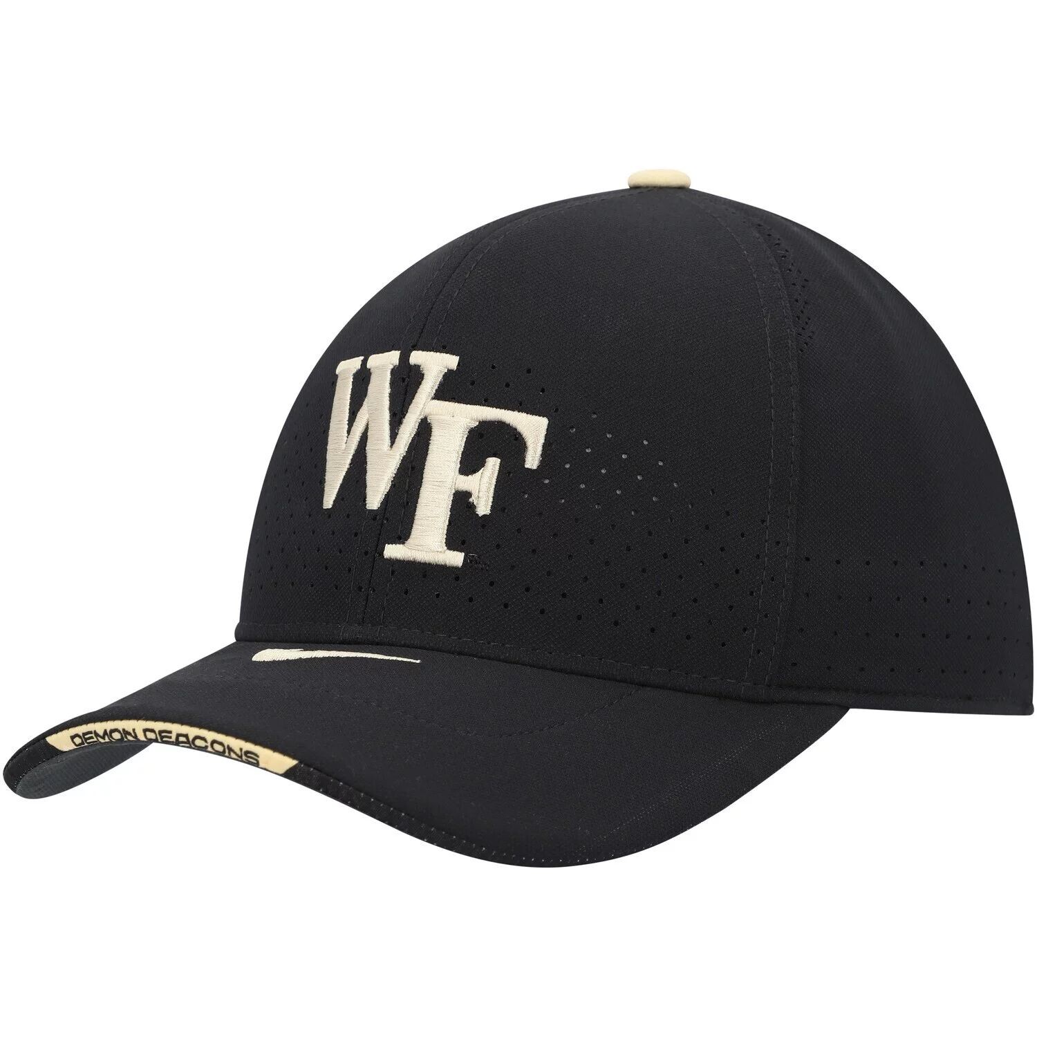 

Мужская кепка Nike Black Wake Forest Demon Deacons Classic99 Swoosh Performance Flex