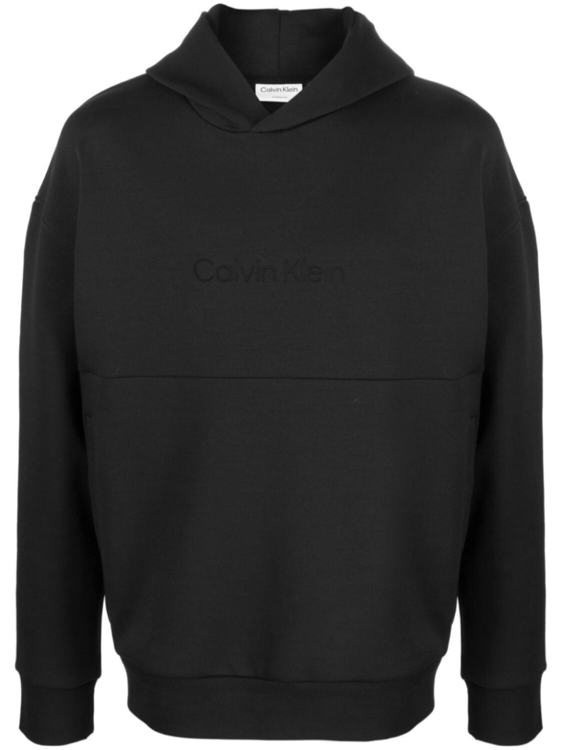 

Calvin Klein толстовка с тисненым логотипом, черный