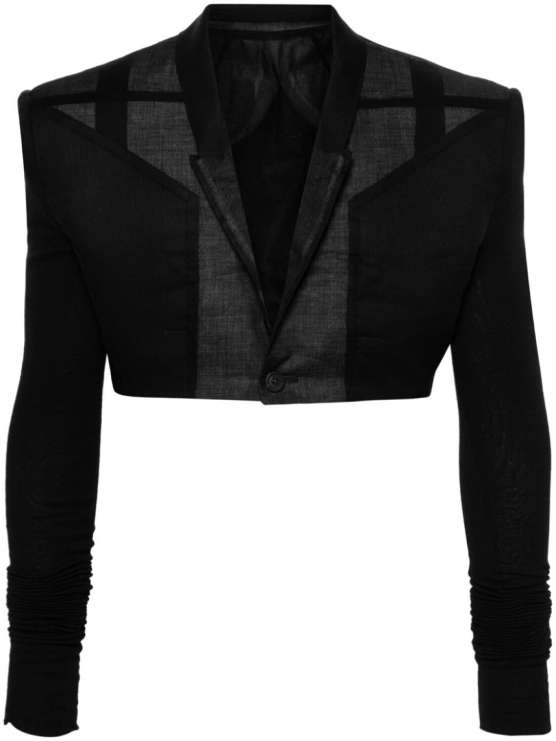 

Укороченный пиджак Cobra Micro Tatlin Rick Owens, черный