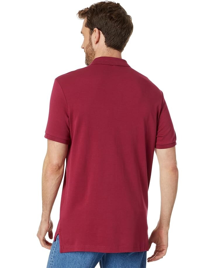 

Поло U.S. POLO ASSN. Interlock Core Polo Shirt, цвет Beet Burgundy