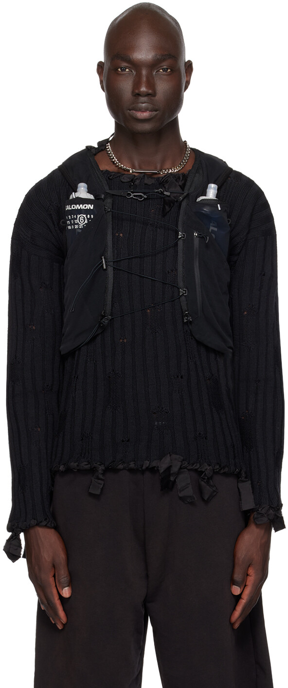 

Черный жилет Salomon Edition MM6 Maison Margiela