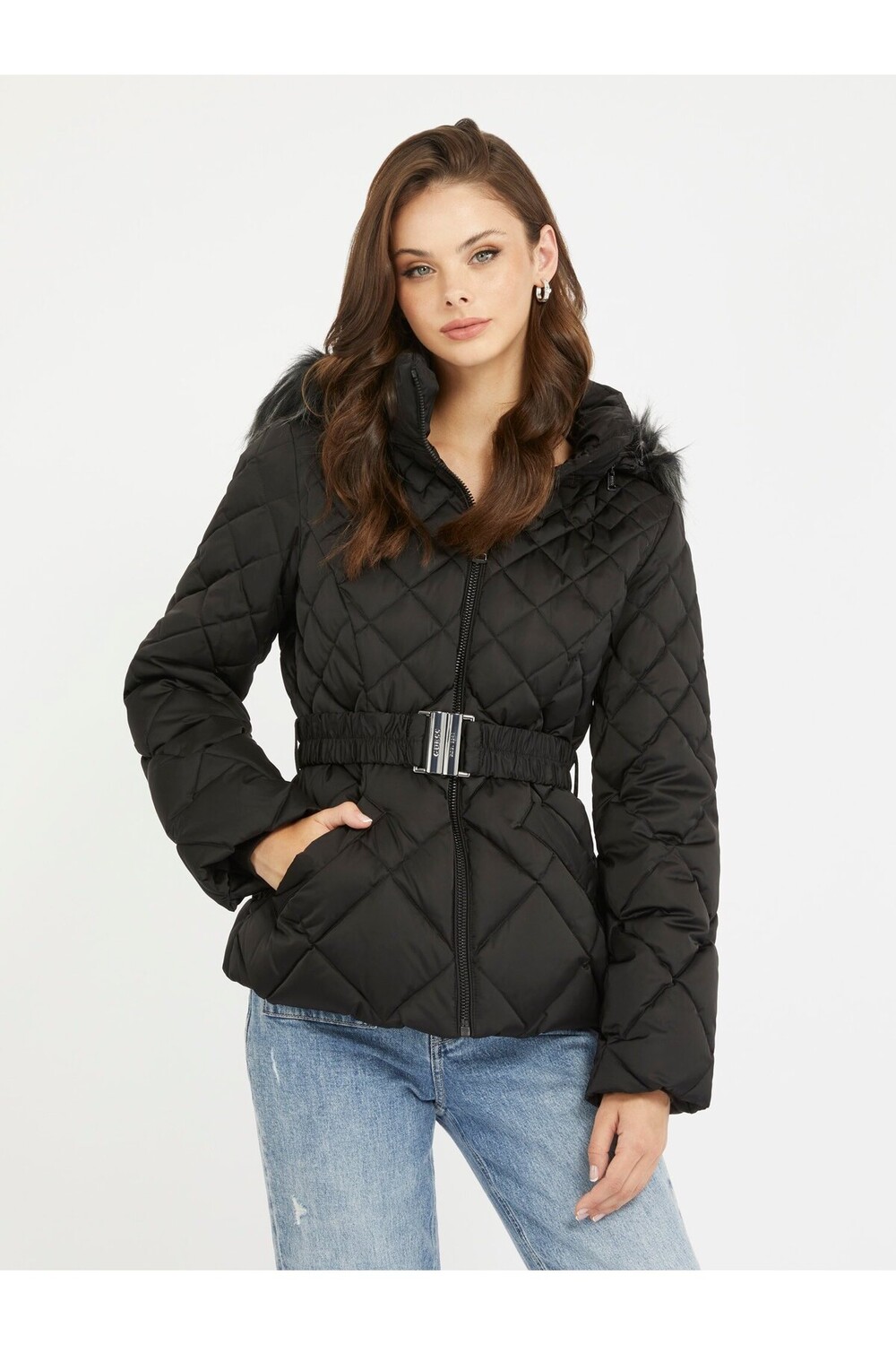 

Ольга Женское Пальто Guess, черный