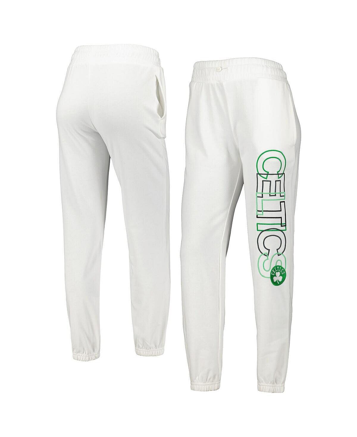 

Женские белые брюки Boston Celtics Sunray Concepts Sport, белый