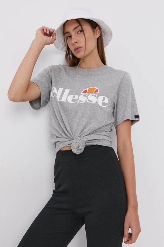 

Хлопковая футболка Ellesse, серый