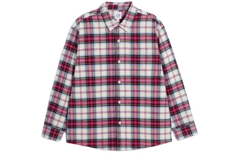 

Рубашка мужская Gap, цвет Red and white check