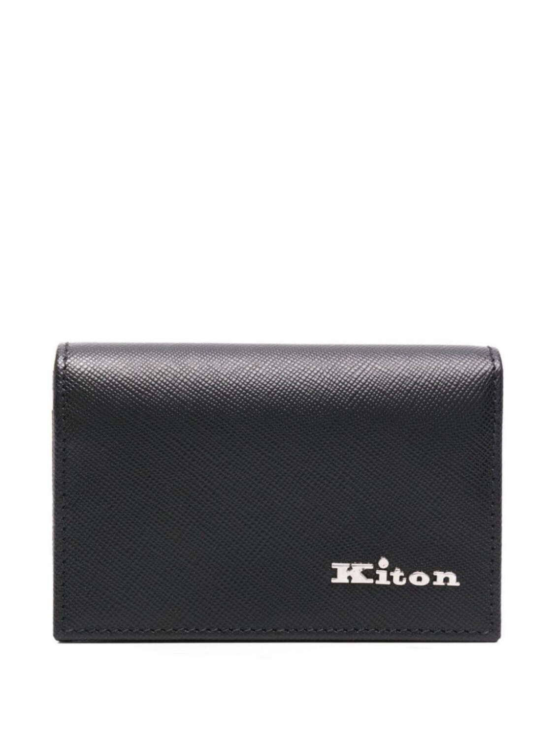 

Kiton кошелек с логотипом, черный