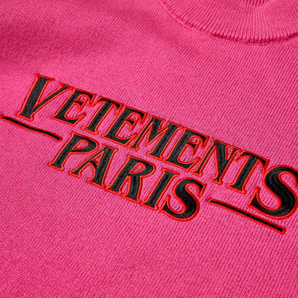 

Свитер с логотипом Vetements Paris