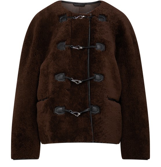 

Куртка Teddy с застежкой из овчины Toteme