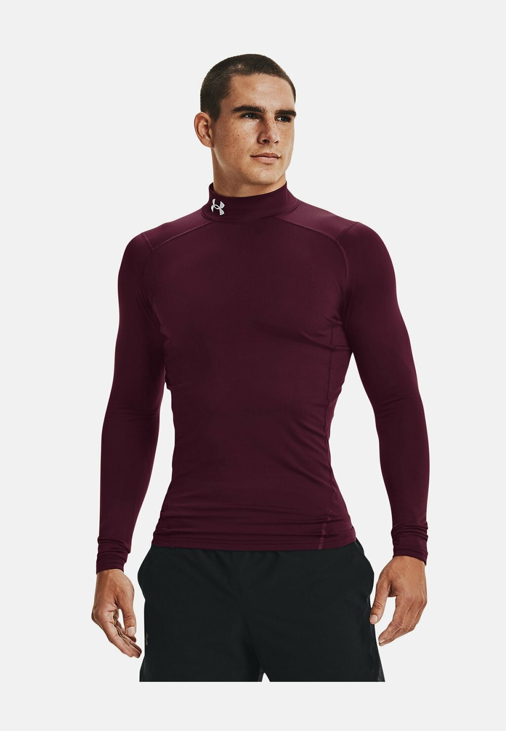 

Футболка с длинным рукавом CG COMP MOCK Under Armour, темно-бордовая, Красный