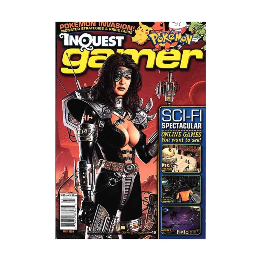 

Журнал #49 "Sci-Fi Spectacular, Online Games, Final Fortune", InQuest Gamer Magazine