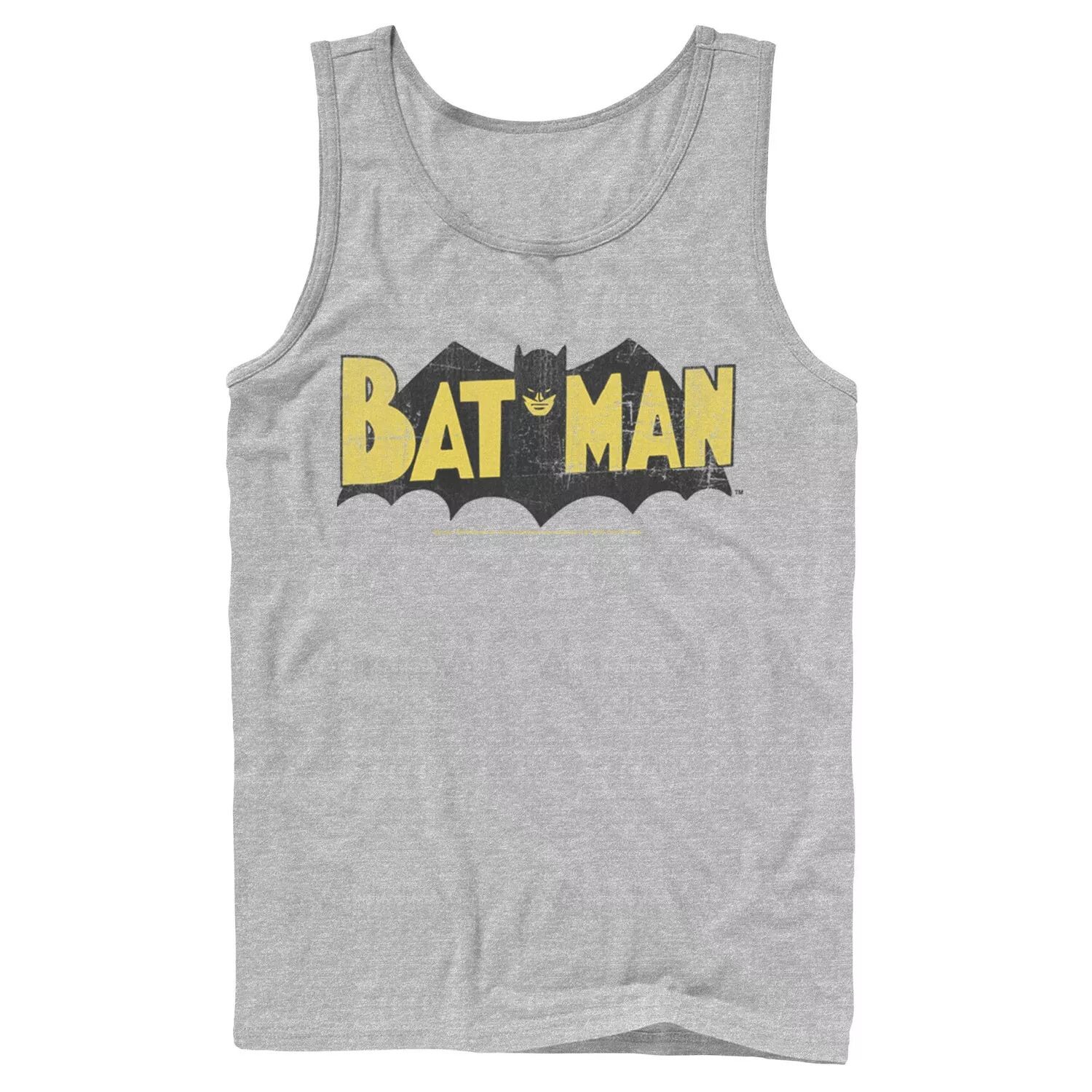 

Мужская майка с крупным текстовым логотипом DC Comics Batman Licensed Character