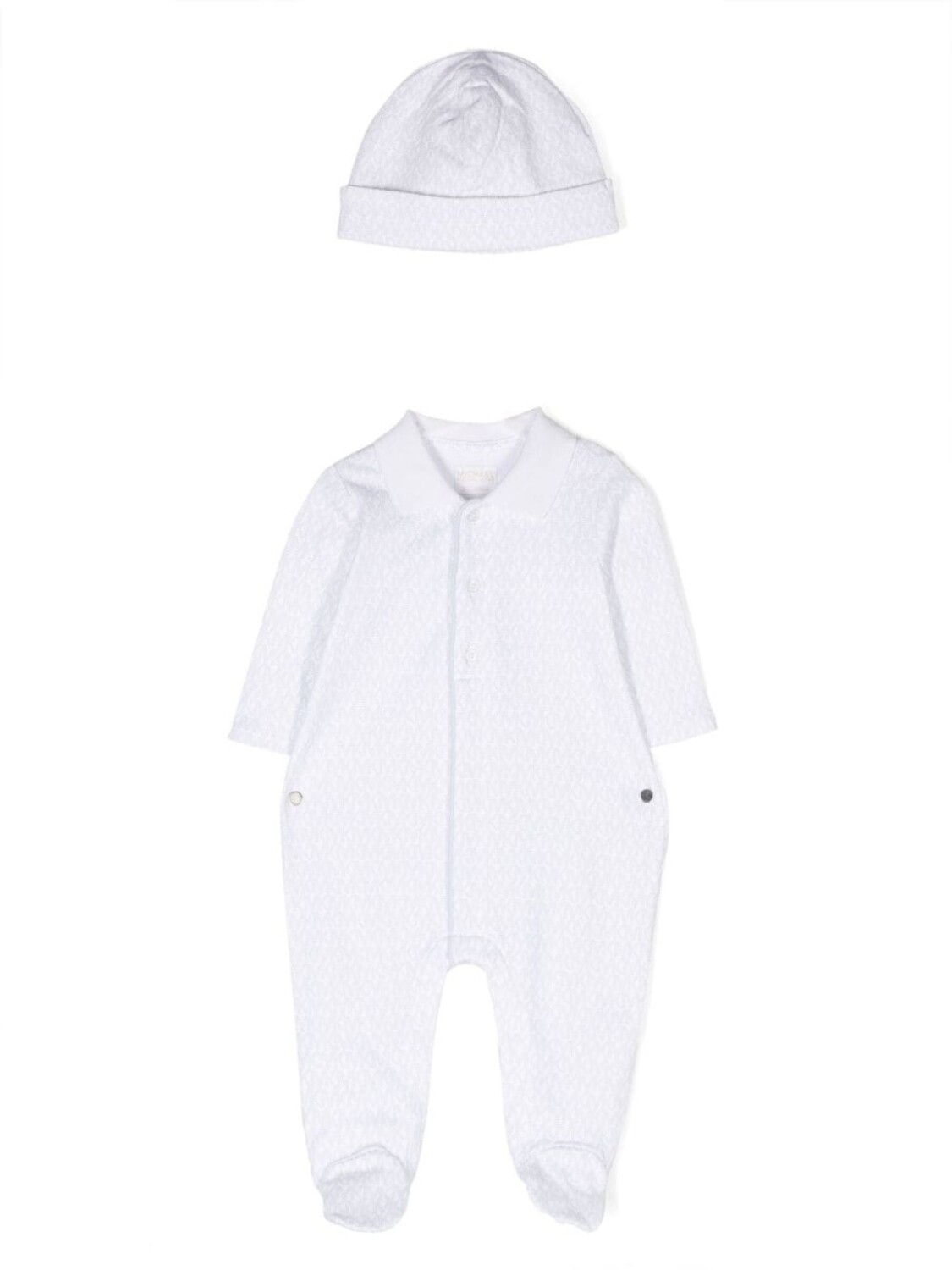 

Michael Kors Kids комбинезон для новорожденного с монограммой, белый