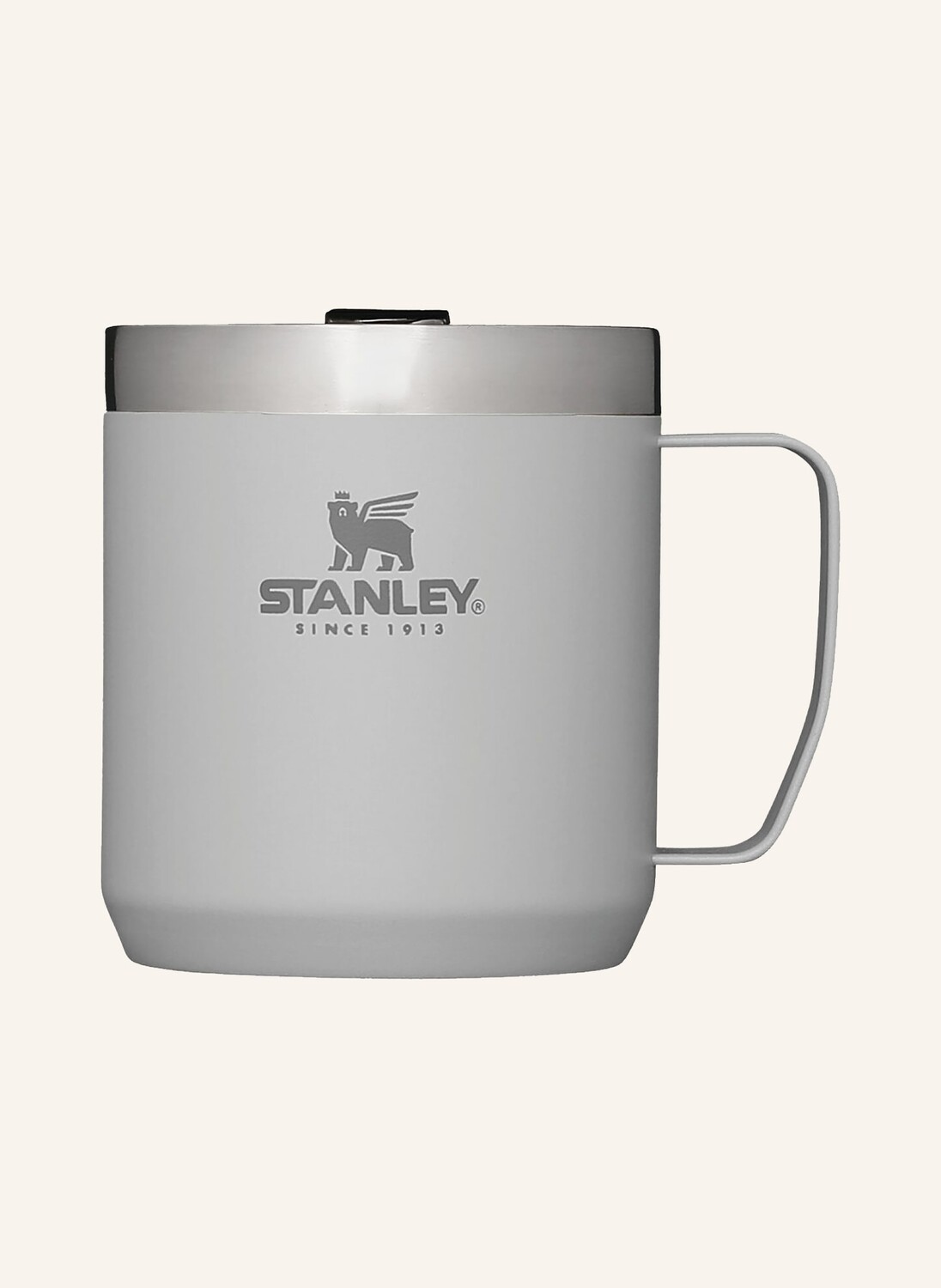 

Классическая легендарная термокружка, объём: 0,35 л. Stanley, серый