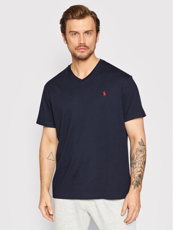 

Футболка классического кроя Polo Ralph Lauren, синий
