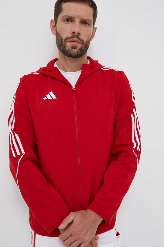 Спортивная куртка Tiro 23 adidas, красный спортивная куртка tiro 23 adidas белый