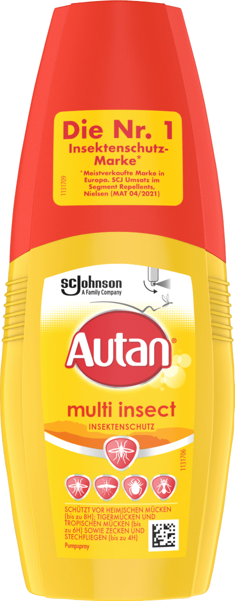 цена Спрей от насекомых Protection Plus Multi 100мл Autan