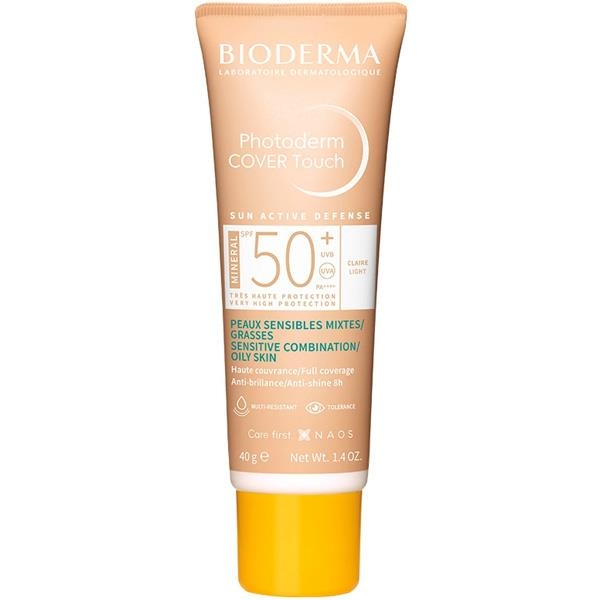 

Bioderma Photoderm Cover Touch Light Минеральный солнцезащитный крем с маскирующим эффектом 40 г