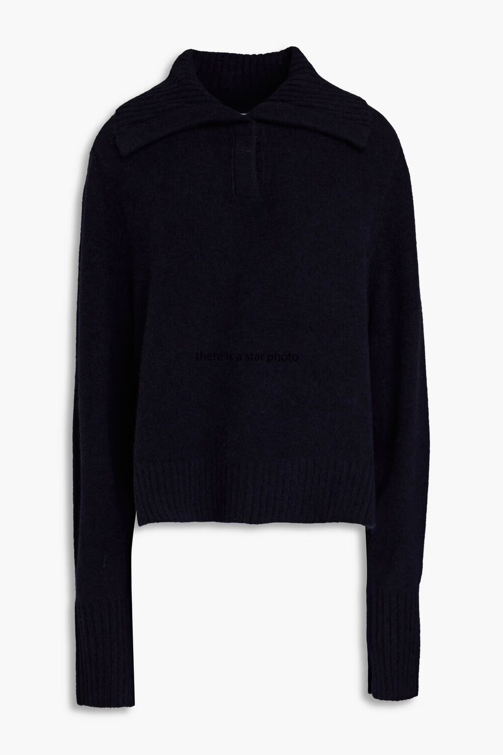 

Вязаный свитер-поло 3.1 Phillip Lim, темно-синий