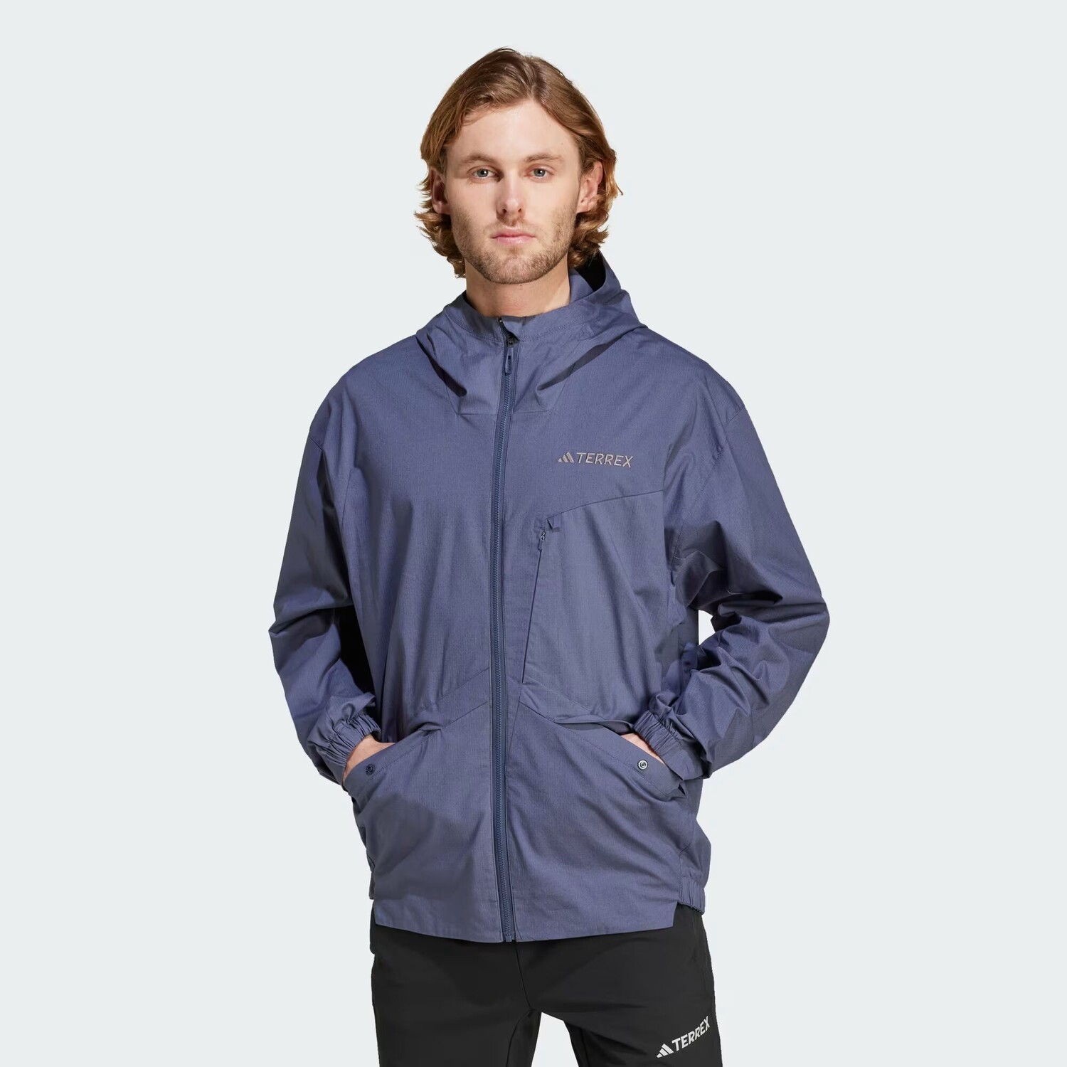

Ветрозащитная куртка Terrex Xploric Adidas, цвет Shadow Navy