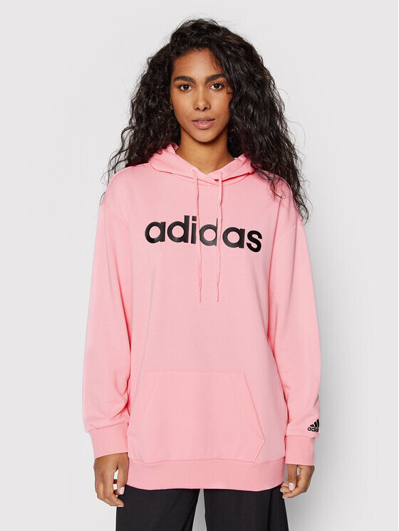 

Толстовка свободного кроя Adidas, розовый