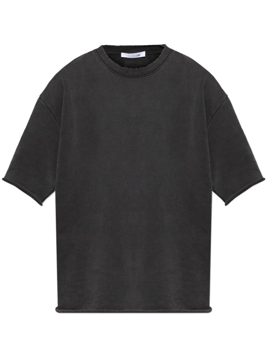 

Футболка с нашивкой-логотипом Helmut Lang, серый