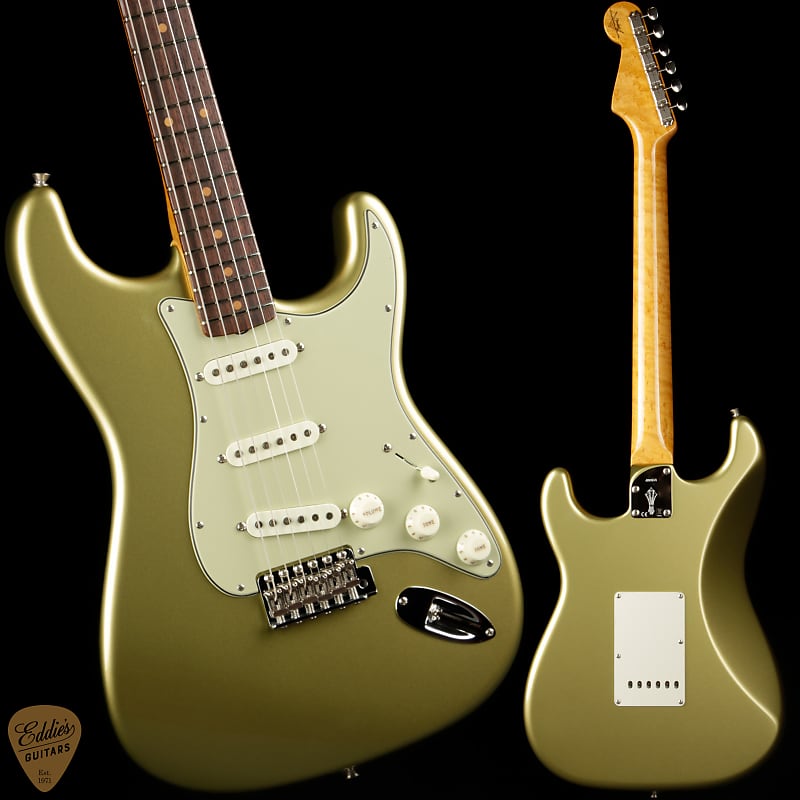 цена Электрогитара Fender Custom Shop Johnny A. Signature Stratocaster - Lydian Gold